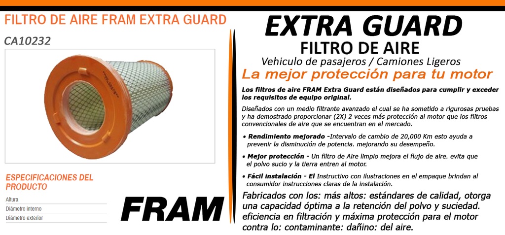 FILTRO DE AIRE